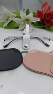 Sarung Kacamata Kulit Pouch Glasses Leather PU Tempat Kacamata Gantung