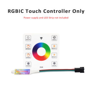 MJJC | RGBIC COB Running Water LED Strip Light WS2811 5M 10M 15M 20M DC24V Addressable Dream Color Horse Race Touch Remote Control Lamp
