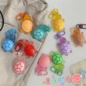 Luminous Night Turtle Keychain Couple Car Keys Pendant Book Bag Accessory Small Decorative Hanging Ornament Red Hot Chameleon