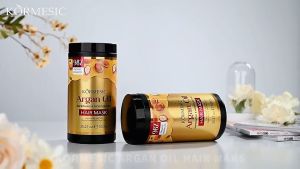 1000ML Keratin Hair Mask Deep Repair Damage Frizzy Hair Soft Smooth Straightening Argan Oil Conditioner
