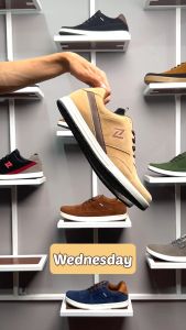 Naz Bardolf Azl 001 Sepatu Sneakers Pria Lokal Casual Tali Suede Biru