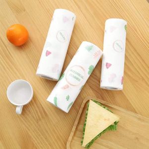 AZHIE Disposable Kitchen Oil Absorbent Paper Towels Washable Dish Towel Non-Toxic Kitchen Tissue Paper