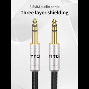 YYTCG | YYTCG 6.5mm Nam Đến Nam Cáp Guitar Mạ Bạc OCC Dây Âm Thanh Cho Loa Trộn Bộ Khuếch Đại & Micro Nhạc Cụ Cáp