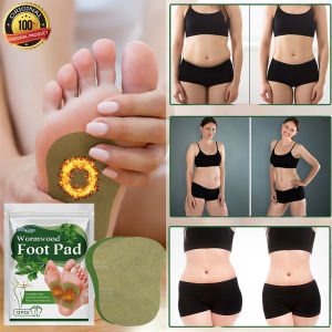 Ready sock original detox wormwood foot patch fat burner slimming product kaki kuruskan badan dengan cepat 12pcs足貼濕氣排毒瘦身