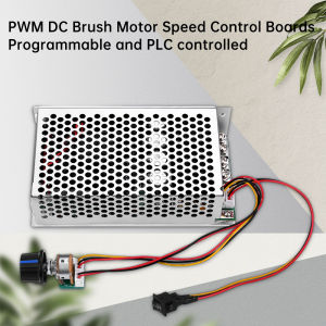 Aideepen | PWM DC Brush Motor Speed Controller Wide Voltage DC 10-50V 100A 3000W Programmable PLC Controlled with Fan for Industrial DIY