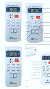 Điều Khiển Máy Lạnh Casper Zin Theo Máy Bảo Hành 1 Năm