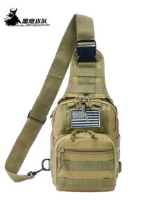 Tactical Crossbody Bag Mens Special Forces Outdoor Sports Single Shoulder Backpack Waterproof Camouflage Military Bag
