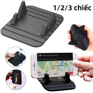 Miếng Dán Silicon Chống Trượt Để Điện Thoại Trên Ô Tô Giá Đỡ Điện Thoại Cho iPhone Samsung Xiaomi - Giá Đỡ Điện Thoại Trên Taplo Giá Đỡ GPS - Tùy Chọn 1/2/3 Chiếc