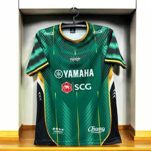 เสื้อกีฬา เสื้อทีมพิมพ์ลายทั้งตัว สีสวยคมชัด ผ้านุ่มลื่น ใส่สบาย