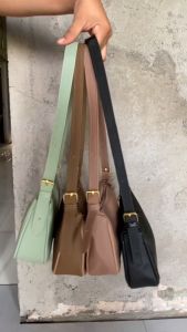 Grosir Tasku Rossa Bag Shoulderbag Rossa kekinian 2024 Tas Bahu wanita terbaru Tas wanita ( WARNA HITAM ) TERMURAH BISA COD