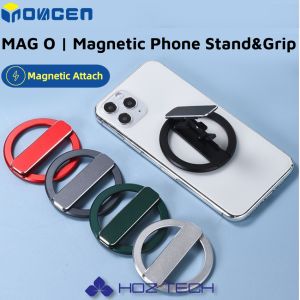 MAG O Magnetic Snap Phone Stand&GripFoldable Adjustable Aluminium Alloy Phone Holder/Suit For All Smart Phone Portable Invisible Phone Stand