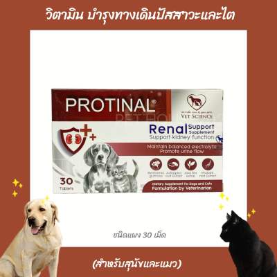 Protinal (30เม็ด) วิตามินบํารุงไตและกระเพาะปัสสาวะ สำหรับส