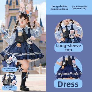 BAIKAMENG | Halloween Zootopia Judy Hopps Girls Costume