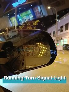 Perodua Bezza ( 2016 -2027) Anti Glare Blue Mirror with LED Indicator Light VACC AUTO 1 Year Warranty