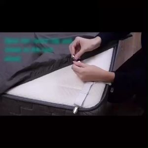 สายรัดขอบผ้าปูที่นอน Bed Clip 1ชุด4เส้น สีดำ/สีขาว L293