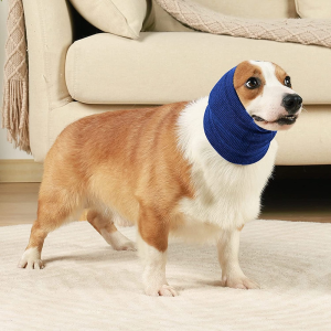 Pet Anti-shock Noise-proof Noise Isolation Ear Cover Pet Decorative Headscarf Noise-proof Earmuffs Grooming Soothing Headgear