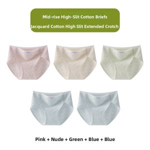 JIAZINI | High-Slit Cotton Antibacterial Underwear