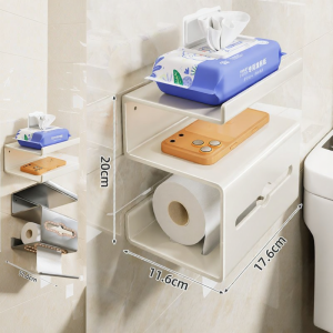 evesigar | Drill-free Bathroom Tissue Holder