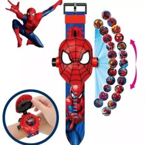 PROYEKTOR Jam Tangan 24 Gambar Jam Tangan Anak Laki-Laki Jam Fashion Anak Jam Proyektor Anak