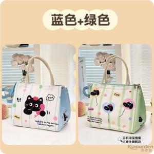 Waterproof Aluminum Foil Lunch Box Bag Portable Handbag Womens Cute Storage Bag for Office Workers And Students