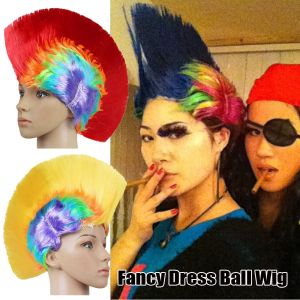 BENYTRO Dress Up Party Fluffy Hair Punk Wigs for Costume Party Colorful Hair Wigs Halloween