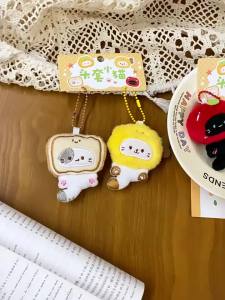 Móc Khóa Mèo Bông Nhiều Màu Sắc Mèo Hoạt Hình Cặp Đôi Đồ Trang Trí Túi Xách Búp Bê Mèo Con Mềm Mại Dễ Thương Quà Tặng Đồ Chơi Đồ Trang Trí Xe Hơi