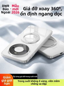 DAOWAIREN | Ốp Lưng Điện Thoại Trong Suốt Chống Sốc Có Thể Quay 360 Độ