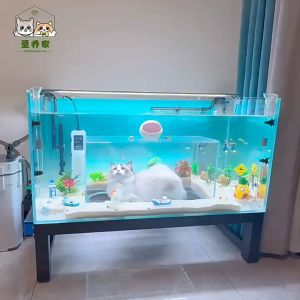 Cat Observatory Fish Tank Beautiful Ultra Clear FREE DELIVERY