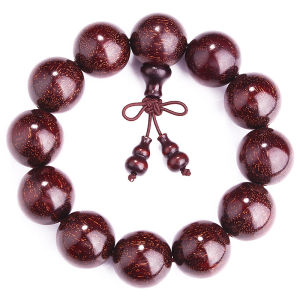 Natural Old Material Small Leaf Purple Sandalwood 108 Beads Buddha Beads Bracelet for Men And Women Incense Scented Bracelet