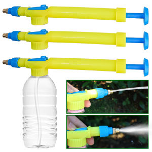 Durable Plastic High Pressure Bottle Spray Nozzle Portable Homemade Adjustable Garden Bonsai Watering Sprayer