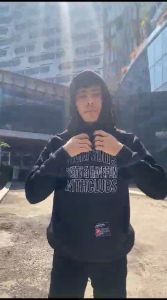 RA CLOTH SWEATER HOODIE BULAT BORDIR SIMPEL FLEECE COTTON TEBAL PREMIUM