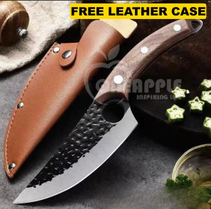 KNIFE Forefinger Ring Knife Sharp Boning Knife Butcher Knife Pisau Serbia Pisau Lapah Daging Free Premium Cover