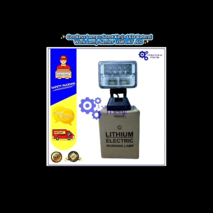 Cordless Lampu Sorot Kerja LED Baterai Work Lamp Senter USB LXT JLD lamp