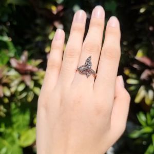 เงินทอง แหวนพญานาค ปรับได้ 50-65 งานหุ้ม เสริมโชคลาภ ฟรียันต์ ปลูกแสก