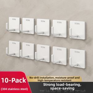 NAIFUNA | Stainless Steel Adhesive Strong Load-bearing No-drilling Hook