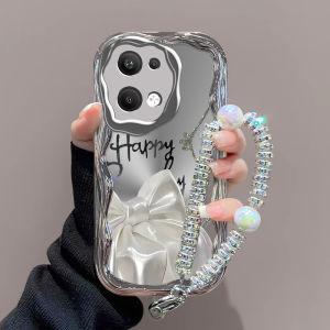 เคสโทรศัพท์ซิลิโคนลายผีเสื้อสำหรับ Redmi Note13 คุณภาพระดับพรีเมียม สไตล์เกาหลี ป้องกันรอยขีดข่วน สายรัดนิ่ม