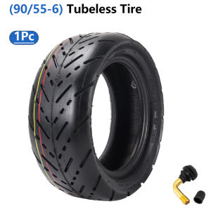 90/55-6 Tubeless Tire with Valves for Dualtron Thunder Kaabo Wolf Warrior Kugoo G1 Currus M10 Electric Scooter Parts Vacuum Tyre