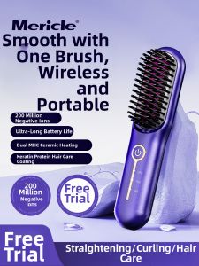 Mericle | Wireless Ion Protective Hair Straightener & Curling Iron