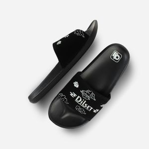 Dilset - Cloud Black | Sandal Slop | Sandal Slide | Sandal Slide Pria | Sandal Murah | Sandal Original