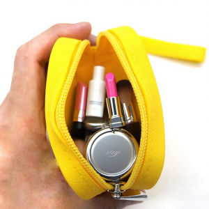 Square Silicone Cosmetic Storage Bag Large Capacity Travel Makeup Brush Holder Portable Cosmetic Waterproof Organizer