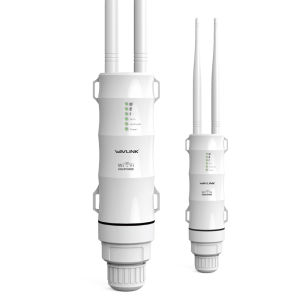 Wavlink AC600 12dBi พลังงานสูงกลาง รุ่น CPEATE สำหรับ Wi-Fi 2.4GHz และ 5GHz ประสบการณ์ 433Mbps และ 150Mbps โมเดล Passive PoE