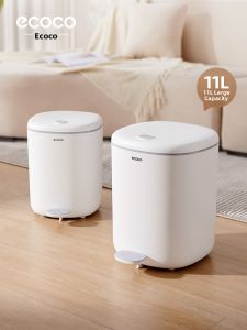 ecoco | Foot-operated Pedal Trash Can with Lid Luxury