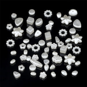 Fashion 20g Mixed Shapes ABS Imitation Pearl Loose Beads for Necklace Bracelet Earring DIY Jewelry Craft Making Accessories