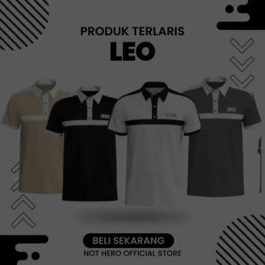 Not Hero - Kaso Pria Kombinasi Terbaru Bahan Katun Combed 24S Tangan Pendek Berkerah Model Korea