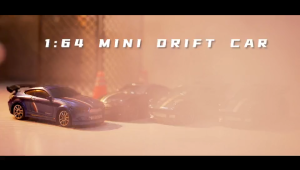 Ready Stock 1/64 Mini RC Car 4WD Proportional Throttle Steering Remote Control Drift Car  Desktop Racing Car Kid Toy