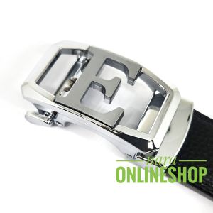 Sabuk Gesper Ikat Pinggang Pria Model Rel Huruf E Silver