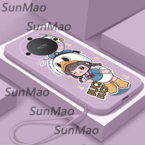 For Honor X9A 5G Case Cartoon Girl Cover CHA30