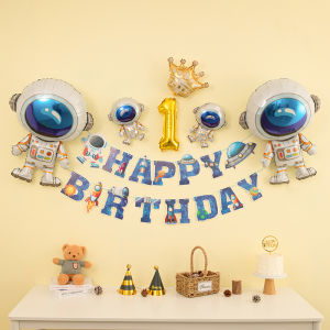 Childrens Birthday Party Balloon Decorations Boy Girl Baby 2nd Anniversary Scene Arrangement Background Wall Props