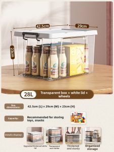 XUNHUAI | Transparent Clothes & Blanket Organization Storage Box