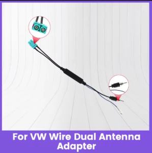 For Volkswagen Radio Wire Dual Antenna Adapter Cable For RNS510 RCD510 310 Golf MK5 MK6 Passat B6 for VW Dual -heads Radio Wire